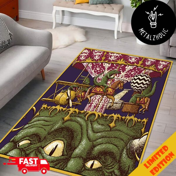 King Gizzard And The Lizard Wizard Live At Minneapolis Armory Minneapolis MN September 3 2024 Merchandise Home Decor Rug Carpet