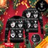 Kiss Band Xmas Tree Design Ugly Christmas Sweater