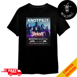 Knotfest Iowa 2024 Water Park Des Moines IA September Slipknot 25th Anniversary Celebrating The 1999 Album Merchandise T-Shirt