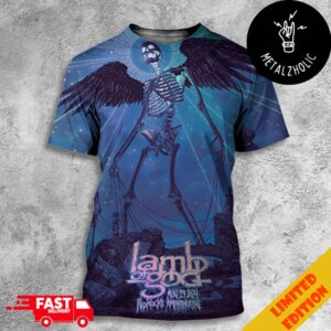 Limited Edition Red Rocks Amphitheatre Poster Lamb Of God August 29 2024 All Over Print T-Shirt