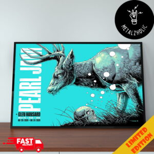 Limited Exclusive Artist Edition Lukepreece Art Pearl Jam Chicago Artwork 29 And 31 August 2024 Home Decor Poster Canvas