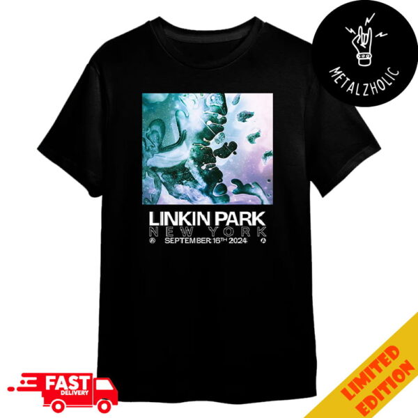 Linkin Park New York Barclay’s Center Brooklyn September 16th 2024 Tour From Zero Poster Limited Edition Merchandise T-Shirt