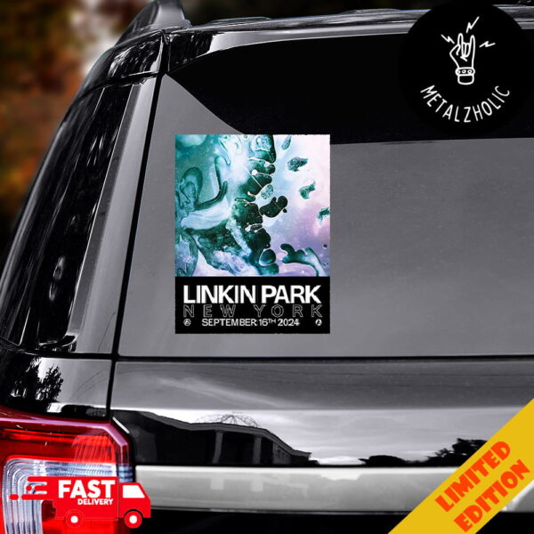 Linkin Park New York Barclay’s Center Brooklyn September 16th 2024 Tour From Zero Poster Limited Edition Sticker