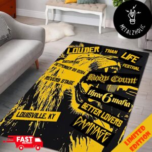 Louder Than Life Fest On September 28 2024 Reverb Stage Louisville Kentucky With Three 6 Mafia Better Lovers Body Count Damnage Home Decor Rug Carpet