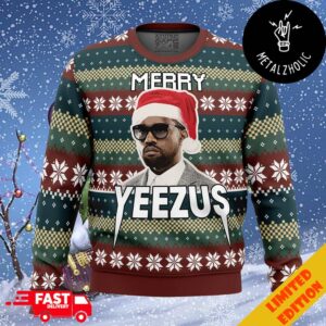 Merry Yeezus Kanye West Ugly Christmas Sweater