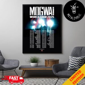 Mogwai World Tour Dates 2025 War Child Poster Canvas