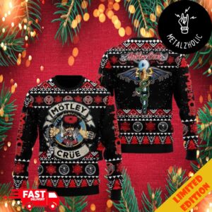 Motley Crue Fans Gift Christmas Ugly Sweater