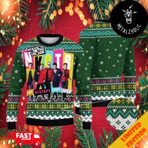 New Kids On The Block Mix Tape Tour Knitted Ugly Christmas Sweater