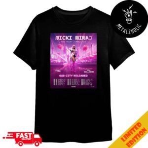 Nicki Minaj’s Pink Friday 2 World Tour With Tyga And Bia Skillibeng Gag City Reloaded 2024 Schedule Lists Merchandise T-Shirt