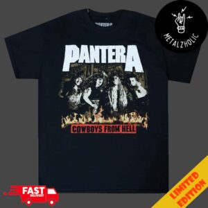 Pantera Cowboys From Hell Tour 2024 Merchandise T-Shirt