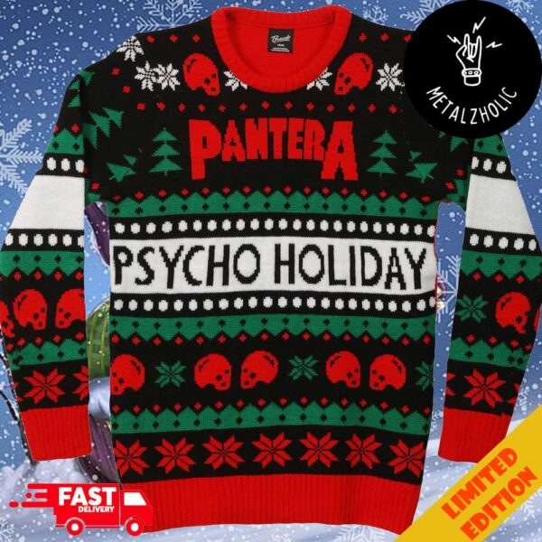 Pantera Psycho Holiday 2024 Christmas Gift Ugly Sweater