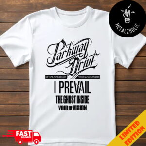 Parkway Drive 20-Year Anniversary Australian Tour 2024 I Prevail The Ghost Inside Void Of Vision T-Shirt