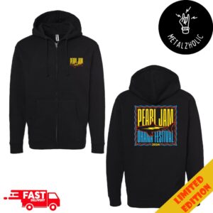 Pearl Jam Dark Matter Tour September 29 2024 At Dana Point CA Ohana Festival Event Limited Electra Shark Zip Hoodie