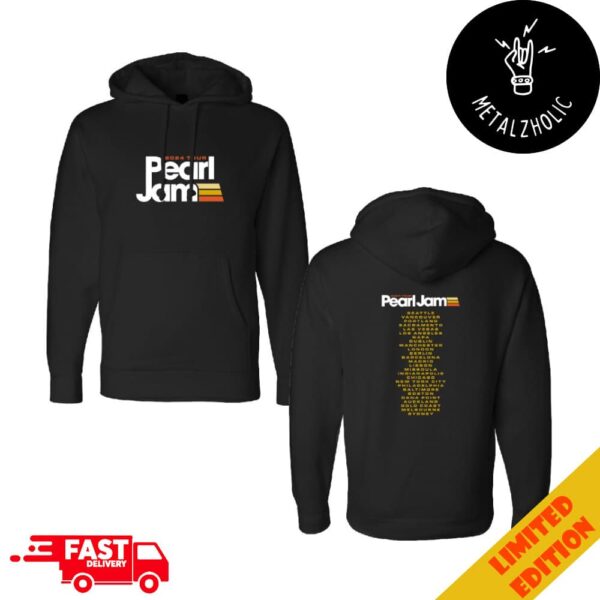 Pearl Jam Dark Matter Tour September 29 2024 At Dana Point CA Ohana Festival Event Limited Retro Two Sides Hoodie T-Shirt