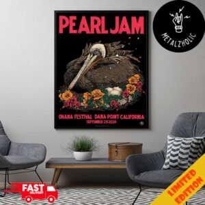 Pearl Jam Dark Matter Tour September 29 2024 At Dana Point CA Ohana Festival Poster Event Limited Poster Canvas