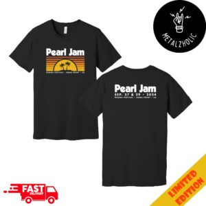 Pearl Jam Dark Matter Tour September 29 2024 At Dana Point CA Ohana Festival Tee Event Limited Castaway Two Sides T-Shirt