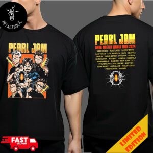 Pearl Jam Ohana Festival 2024 Merchandise September 27-28-29 2024 At Dana Point CA Dark Matter Tour Dark Matter Anime Two Sides T-Shirt Merchandise