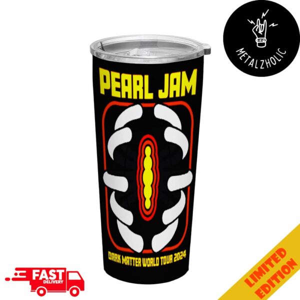 Pearl Jam Ohana Festival 2024 Merchandise September 27-28-29 2024 At Dana Point CA Dark Matter Tour Logo Full Printed Stainless Steel Tumbler-Mug-Cup With Straw