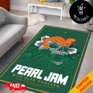 Pearl Jam With Glen Hansard September 17 2024 Philadelphia Pennsylvania Wells Fargo Center Home Decor Rug Carpet