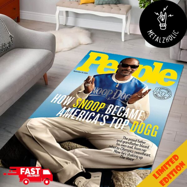 People Magazine Cover September 23 2024 Snoop Dogg How Snoop Became America’s Top Dogg Home Decor Rug Carpet