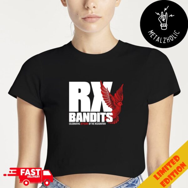 RX Bandits At House Of Blues Houston On March 30th 2025 Celebrating 20 Years Of The Resignation Cropped T-Shirt