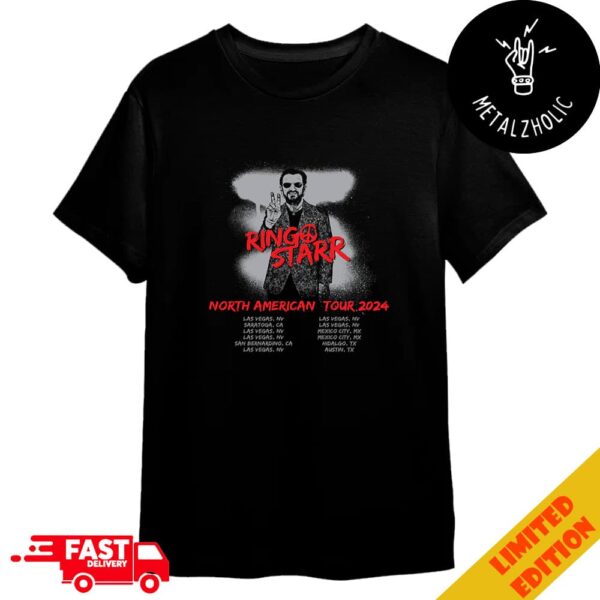 Ringo Starr North American Tour 2024 Tour Dates Merchandise Merchandise T-Shirt