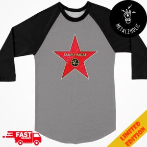 Sammy Hagar The Best Of All Worlds 2024 Tour Hollywood Star Raglan Shirt