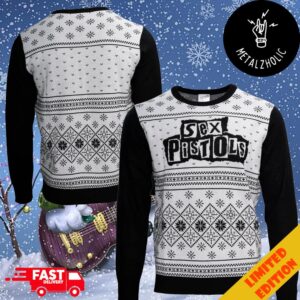 Sex Pistols Ransom Christmas Pattern Ugly Sweater