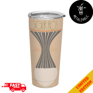 Sigur Ros The Met Philadelphia PA 23 September 2024 Wordless Music Orchestra Poster Concert Full Printed Stainless Steel Tumbler-Mug With Straw