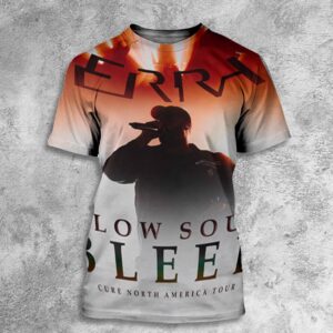 Slow Sour Bleed Live ERRA Band Cure North America Tour 2024 All Over Print T-Shirt