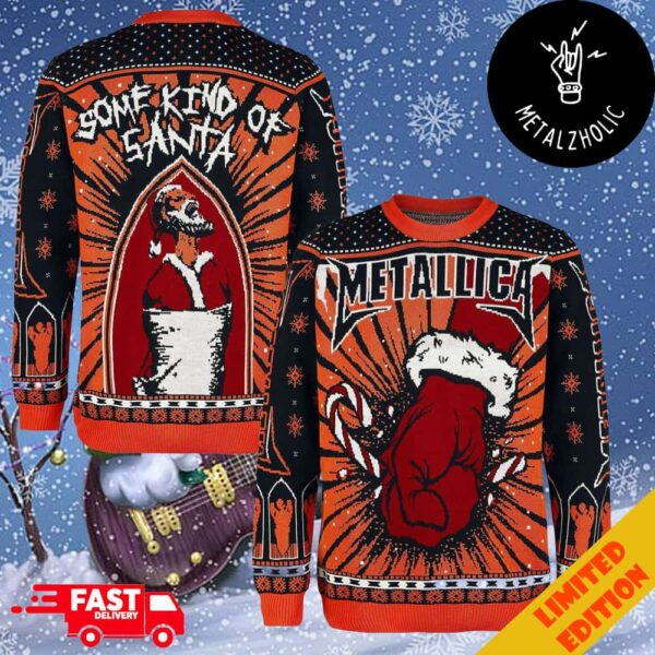 Some Kind Of Santa St Anger Metallica 2024 Christmas Gift Ugly Sweater