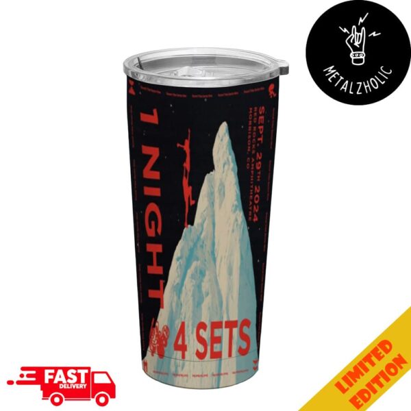 Sound Tribe Sector 9 Red Rocks Amphitheatre September 29th 2024 Tour Limited Poster Edition Full Printed Stainless Steel Tumbler-Mug-Cup With Straw