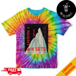 Sound Tribe Sector 9 Red Rocks Amphitheatre September 29th 2024 Tour Limited Poster Edition Tye Dye T-Shirt