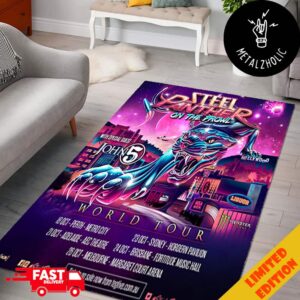 Steel Panther On The Prowl With Special Guest John 5 World Tour 2024 Tour Dates Home Decor Rug Carpet