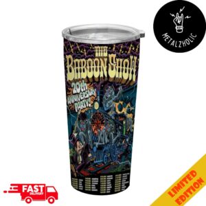 The Baboon Show Event 20th Anniversary Party 2025 Poster Limited Full Printed Stainless Steel Tumbler-Mug-Cup With Straw