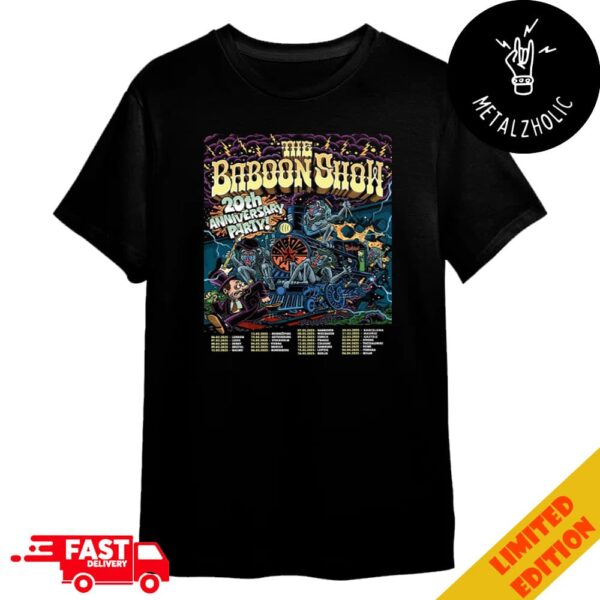 The Baboon Show Event 20th Anniversary Party 2025 Poster Limited Merchandise T-Shirt