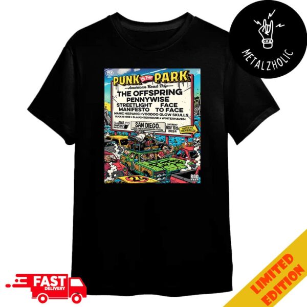 The Offspring Punk In The Park On November 16th 2024 At Thrive Park Snapdragon Stadium Merchandise T-Shirt