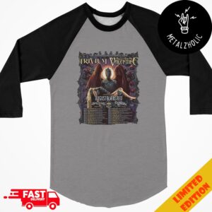 The Poisoned Ascendancy Tour Trivium With Bullet For My Valentine And August Burns Red Spring Tour 2025 Tour Dates Raglan Shirt