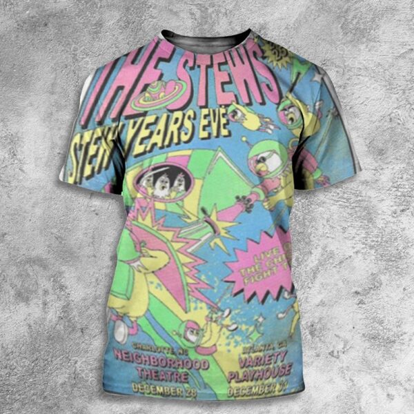 The Stews December 28 And 31 2024 Stews Year’s Eve Limited Edition All Over Print T-Shirt