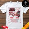 Undeath In Tokyo More Insane Asian Tour 2024 Schedule Lists T-Shirt