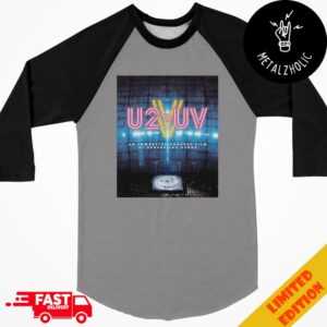 V-U2 UV An Immersive Concert Film At Sphere Las Vegas Sphere Poster Raglan Shirt