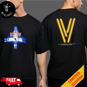 V-U2 UV Concert Film Live At Sphere Las Vegas Stage Tee Mechandise Two Sides T-Shirt