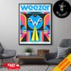 Weezer Voyage To The Blue Planet Tour September 14-15 2024 Washington DC The Anthem Home Decor Poster Canvas