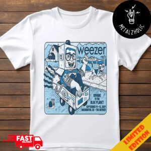 Weezer Voyage To The Blue Planet Tour September 14-15 2024 Washington DC The Anthem T-Shirt