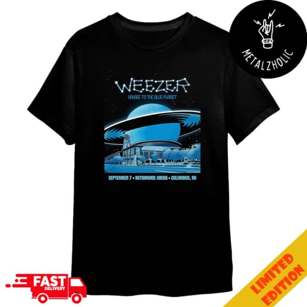 Weezer Voyage To The Blue Planet Tour September 7 Nationwide Arena Columbus OH Merchandise Merchandise T-Shirt