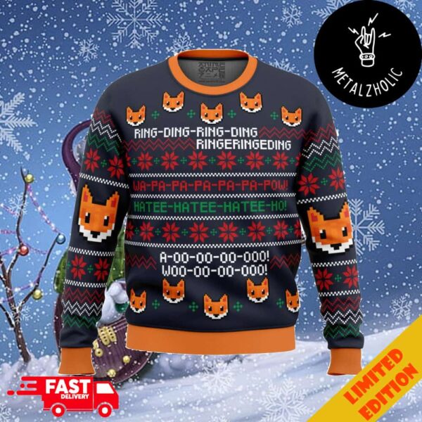 Ylvis The Fox What Does The Fox Say Christmas Gift Funny Ugly Sweater