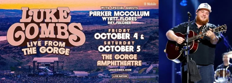 Luke Combs Rocks the Gorge Amphitheatre: October 4th and 5th Show Highlights