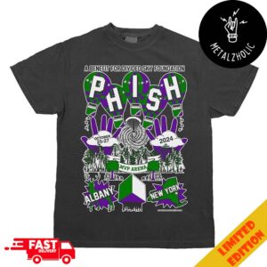 A Benefit For Divided Sky Foundation Phish October 25-27 2024 At MVP Arena Albany New York T-Shirt