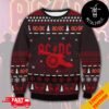 ACDC Yellow Christmas Pattern Merchandise Xmas Gift Ugly Sweater