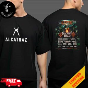 Alcatraz Metal Festival 2025 Lineup Poster 8 To 10 August 2025 At West-Vlaanderen Belgium Two Sides T-Shirt Merchandise